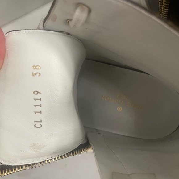 Louis Vuitton Stellar Hi Top Monogram Sneakers Sz 38 - Picture 5 of 6